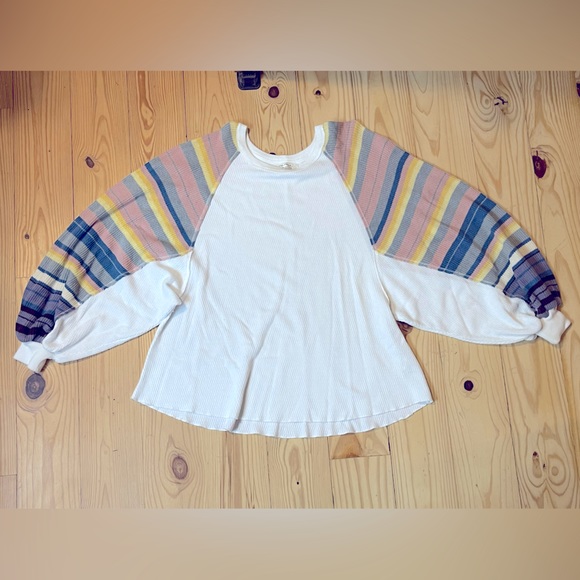 Free People Waffle Knit Top - Picture 1 of 1